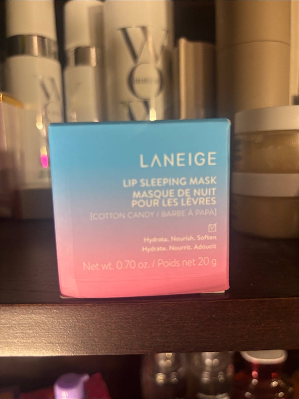 LANEIGE Lip Sleeping Mask - Blue & Pink Ombre Cotton Candy